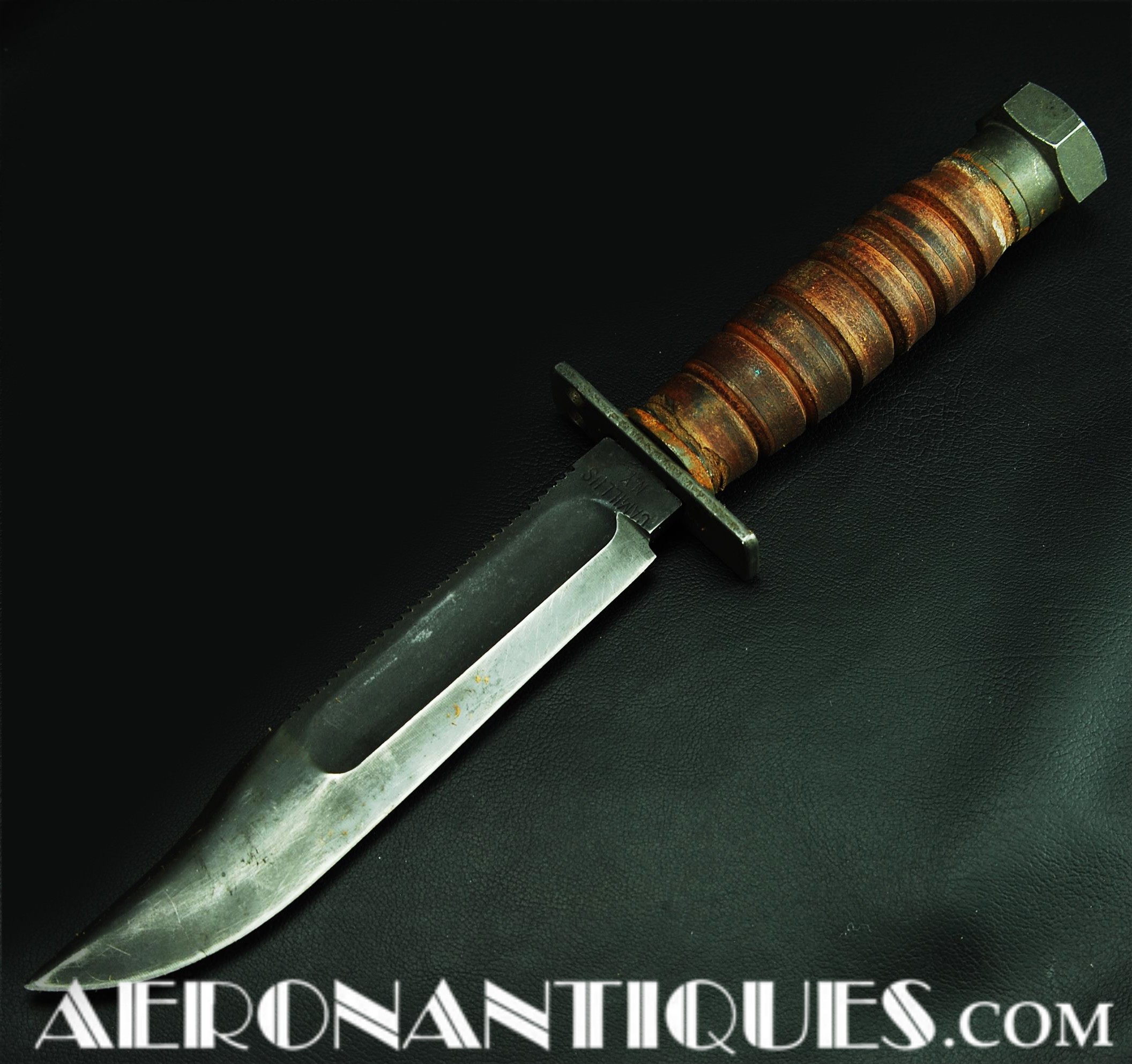 us navy survival knife;usn jet knife;1973 camillus knife;jet pilot