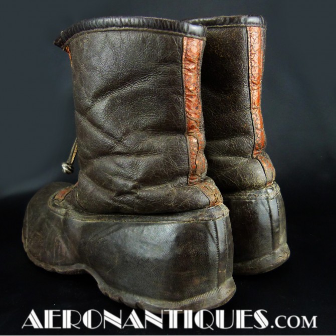 sheepskin flying boots