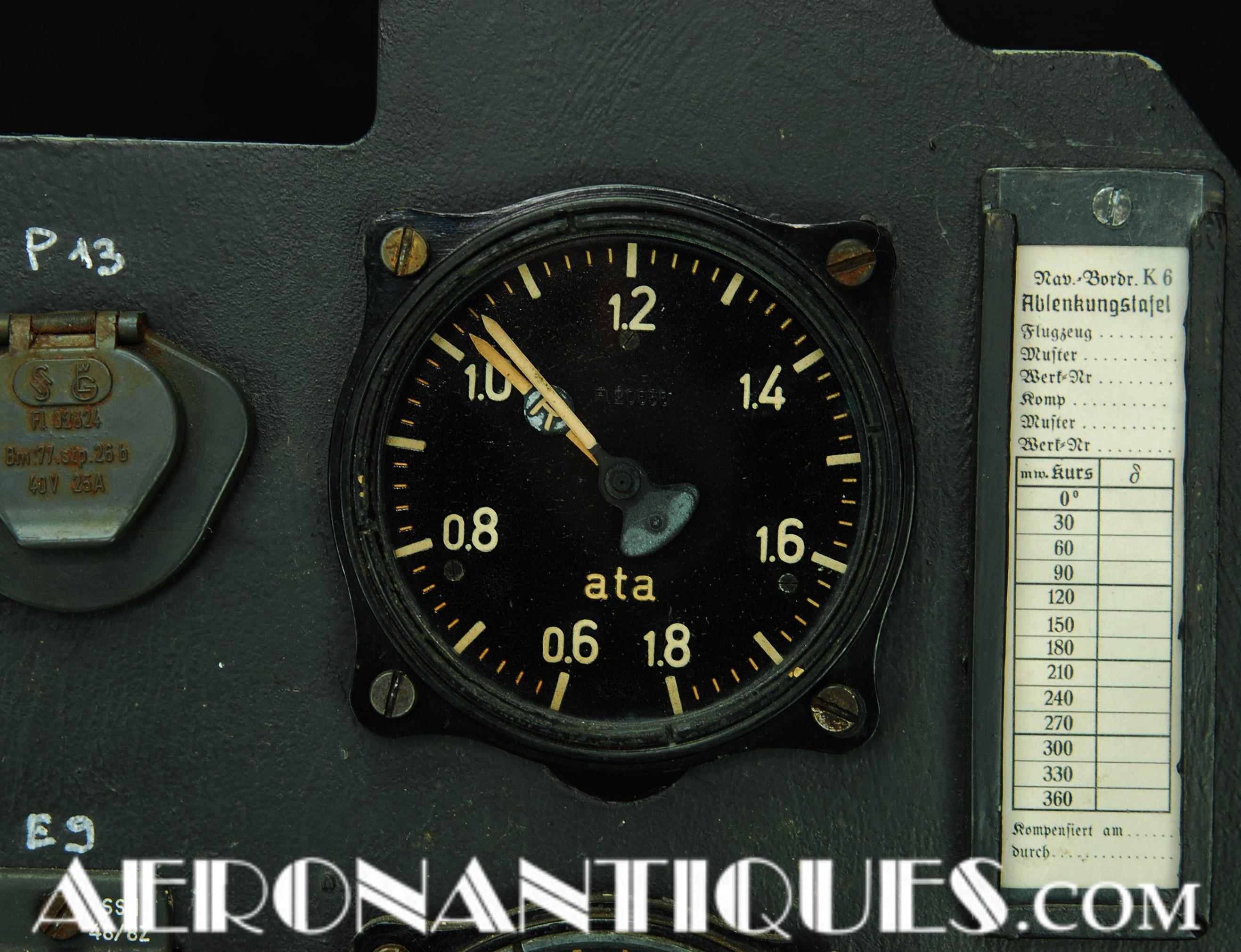 supermarine spitfire instrument;altimeter;wwii altimeter;raf altimeter