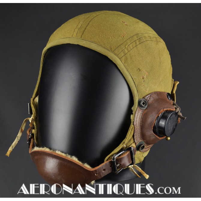 A-8 Flying Helmet US Army Air Force Pilot WWII