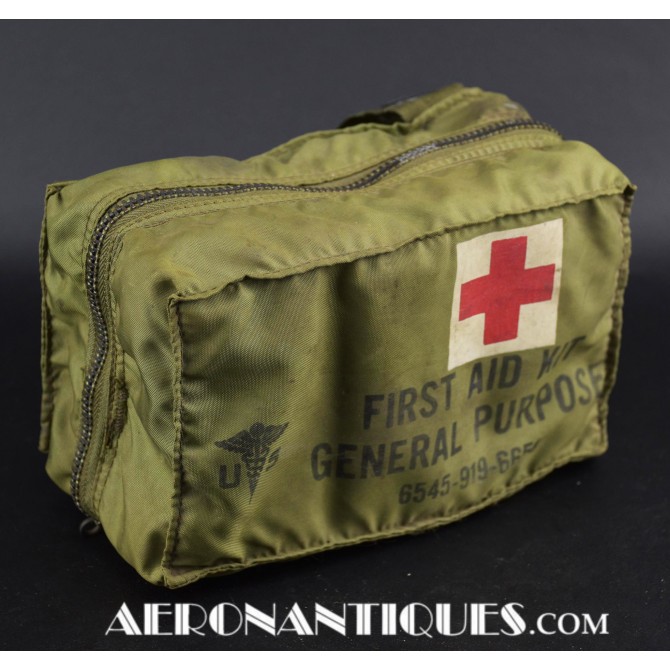 Vietnam US Pilot First Aid Aeronautical Kit Pouch
