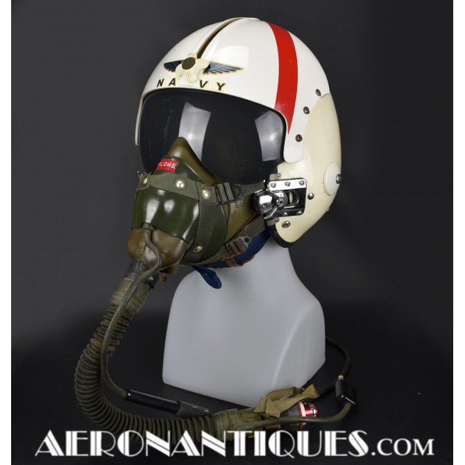 1974 US Navy Pilot Jet APH-6 Helmet & Mask Vietnam