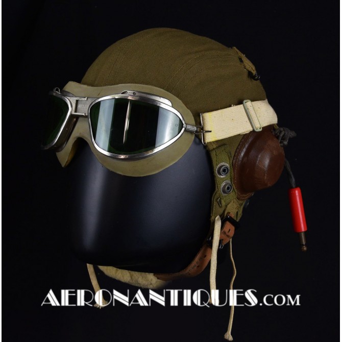 A-9 Flying Helmet US Army Air Force Pilot WWII
