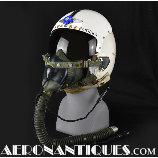 1959 USAF HGU-2/P Flight Helmet + Oxygen Mask