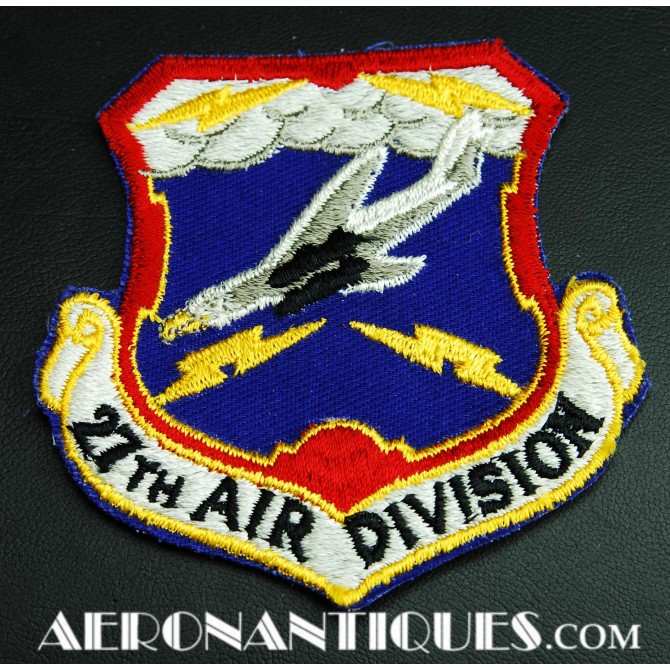 Patch Pilote US Air Force 27th Air Division USAF