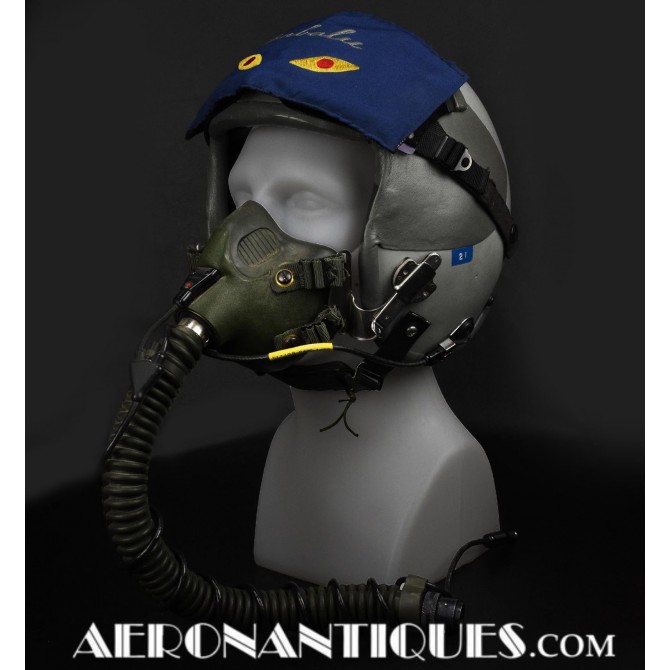 USAF F-16 Pilot HGU-55 Flight Helmet + Oxygen Mask