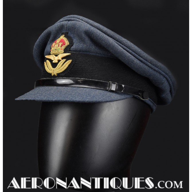 Casquette Officier Pilote RAF WWII Royal Air Force