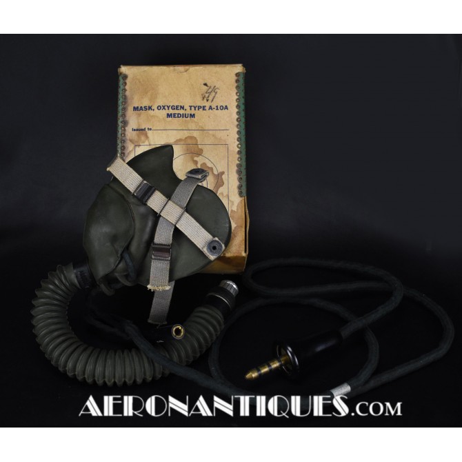 US Army 8th 9th Air Force Pilot A-10 Oxygen Mask
