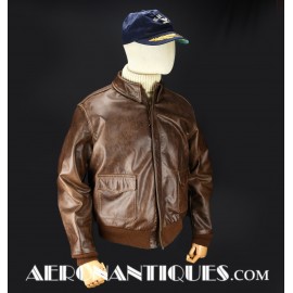 Blouson A-2 Cuir Pilote US...