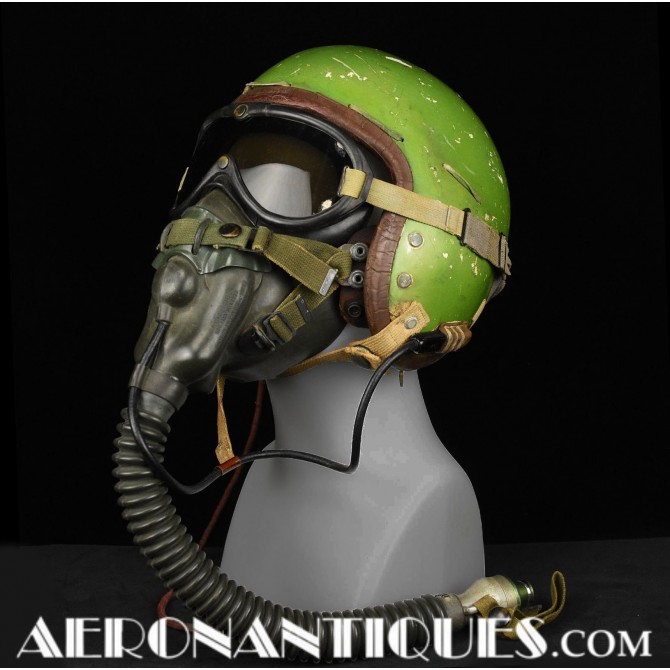 US Air Force P-1 Jet Pilot Flight Helmet + Oxygen Mask