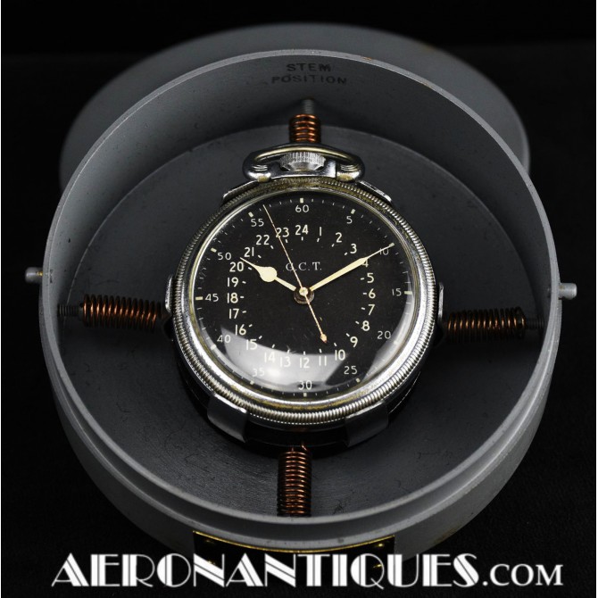 wwii us pilot watch;wwii cockpit clock;fighter pilot watch;elgin clock ...