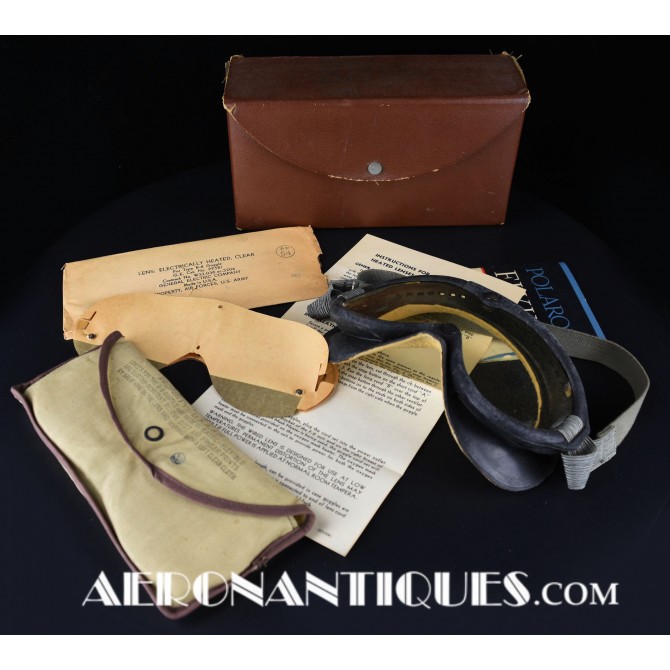 B-8 Flying Goggles US Army Air Force Pilot WWII USAAF