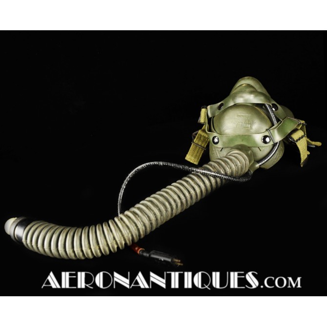 US Army Air Force Pilot A-14 Oxygen Mask WWII USAAF