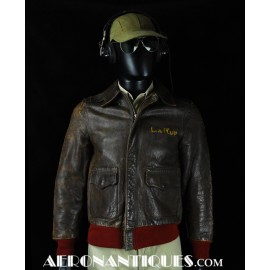 Blouson A-2 Cuir Pilote US...