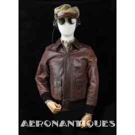 Blouson A-2 Cuir Pilote US...